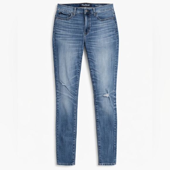 Madewell Denim - Madewell Skinny Distressed Jeans Light to Medium Blue Wash Sz 31 US